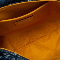 Pre Owned Louis Vuitton Blue Monogram Denim Mini Pleaty Bag