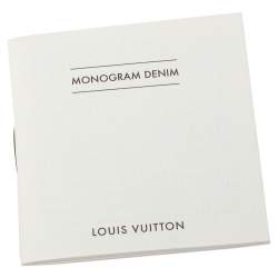 Pre Owned Louis Vuitton Blue Monogram Denim Mini Pleaty Bag