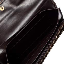 Pre Owned Louis Vuitton Monogram Canvas Vintage Flap Wallet