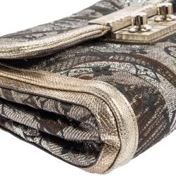 مملوكة مسبقًا حقيبة ك لتش لوي فيتون ثاليا كارونغ و زركشة فضي مونوغرامي