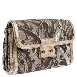 مملوكة مسبقًا حقيبة كلتش لوي فيتون ثاليا كارونغ و زركشة فضي مونوغرامي