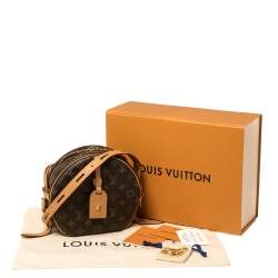 Pre Owned Louis Vuitton Monogram Canvas and Leather Boite Chapeau Souple Bag