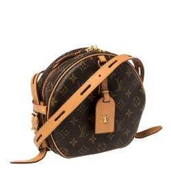 Pre Owned Louis Vuitton Monogram Canvas and Leather Boite Chapeau Souple Bag