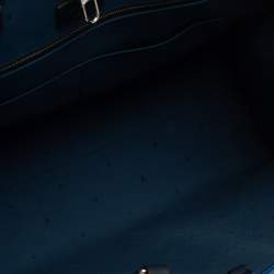 Pre Owned Louis Vuitton Bleu Monogram Coated Canvas Onthego GM Bag