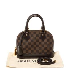 Pre Owned حقيبة لوي فيتون ألما كانفاس دامييه إيبين