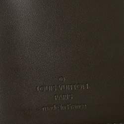 Louis Vuitton Vert Olive Monogram Vernis Leather Small Ring Agenda Cover