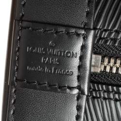 Pre Owned Louis Vuitton Black Epi Leather Alma BB Bag