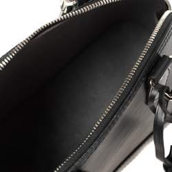 Pre Owned Louis Vuitton Black Epi Leather Alma BB Bag