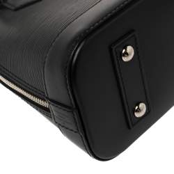 Pre Owned Louis Vuitton Black Epi Leather Alma BB Bag