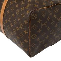 مملوكة مسبقًا Louis Vuitton Monogram Canvas Keepall 45 Bag