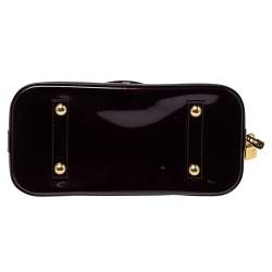 مملوكة مسبقًا Louis Vuitton Amarante Monogram Vernis Leather Alma PM Bag