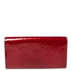 مملوكة مسبقًا محفظة لوي فيتون سارة فيرنيه بوم دامور أمارانت مونوغرامي