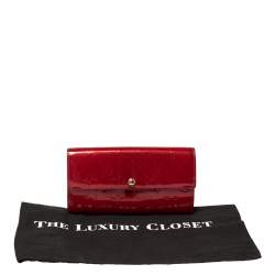 مملوكة مسبقًا محفظة لوي فيتون سارة فيرنيه بوم دامور أمارانت مونوغرامي