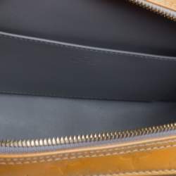 Pre Owned Louis Vuitton Lime Monogram Vernis Murray Backpack