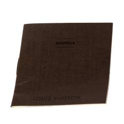 Pre Owned Louis Vuitton Marine Mahina Leather Stellar PM Bag