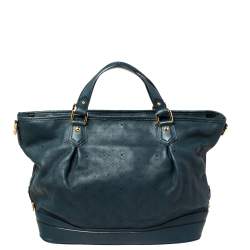 Pre Owned Louis Vuitton Marine Mahina Leather Stellar PM Bag