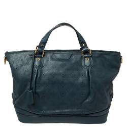 Pre Owned Louis Vuitton Marine Mahina Leather Stellar PM Bag