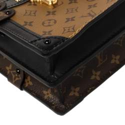 Pre Owned حقيبة كلتش لوي فيتون "ترنك" كانفاس مونوغرامي بوجهين