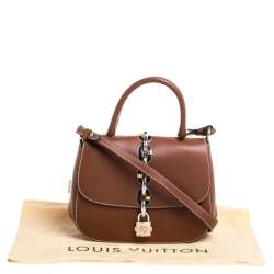 Pre Owned Louis Vuitton Brown Leather Chain It PM Bag