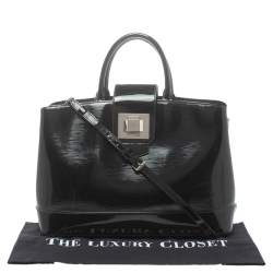 Pre Owned Louis Vuitton Black Electric Epi Leather Mirabeau GM Bag