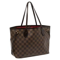 Louis Vuitton Damier Ebene Canvas Neverfull PM Bag