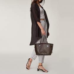 Louis Vuitton Damier Ebene Canvas Neverfull PM Bag