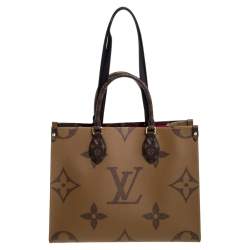 Pre Owned حقيبة لوي فيتون غاينت اونثيغو إم إم كانفاس مونوغرامي ذو وجهين  