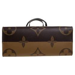 Pre Owned حقيبة لوي فيتون غاينت اونثيغو إم إم كانفاس مونوغرامي ذو وجهين  