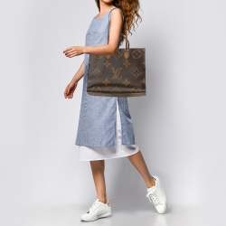 Louis Vuitton On The Go Tote Bag Reverse Monogram GM Cloth ref.1006079 -  Joli Closet
