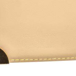 Pre Owned Louis Vuitton White/Multicolor Monogram Canvas Multicolore Agenda PM Wallet