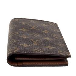 Pre Owned Louis Vuitton Monogram Canvas Brazza Wallet