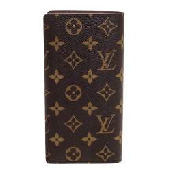 Pre Owned Louis Vuitton Monogram Canvas Brazza Wallet
