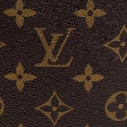 Pre Owned Louis Vuitton Monogram Canvas Brazza Wallet