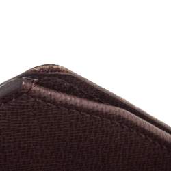 Pre Owned Louis Vuitton Damier Ebene Canvas Porte Monnaie Billets Tresor Wallet