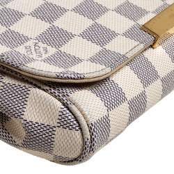 Pre Owned Louis Vuitton Damier Azur Canvas Favorite PM Bag