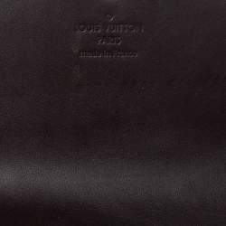 Pre Owned Louis Vuitton Amarante Monogram Vernis Sarah Wallet