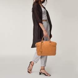 Louis Vuitton Ostrich Lockit MM - Green Handle Bags, Handbags