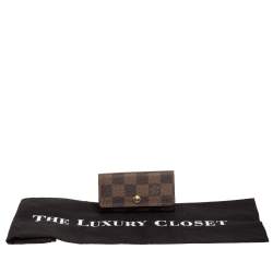 مملوكة مسبقًا Louis Vuitton Damier Ebene Canvas 4 Key Holder