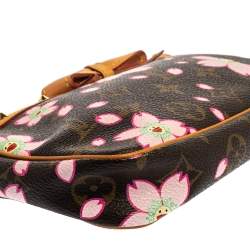 Pre Owned Louis Vuitton Monogram Canvas Cherry Blossom Pochette Accessories