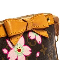 Pre Owned Louis Vuitton Monogram Canvas Cherry Blossom Pochette Accessories