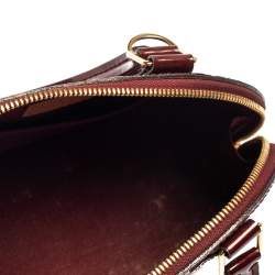 Pre Owned حقيبة لوي فيتون ألما فيرنيه بوم دامور مونوغرامية