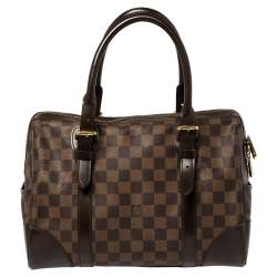 Pre Owned Louis Vuitton Damier Ebene Canvas Berkeley Bag