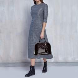 Pre Owned Louis Vuitton Amarante Monogram Vernis Leather Alma PM Bag