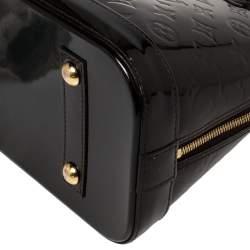 Pre Owned Louis Vuitton Amarante Monogram Vernis Leather Alma PM Bag