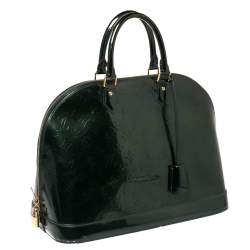 مملوكة مسبقًا Louis Vuitton Blue Nuit Monogram Vernis Alma GM Bag