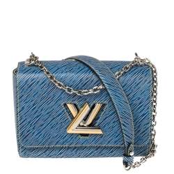 Louis Vuitton Epi Pins Twist MM - Blue Shoulder Bags, Handbags - LOU477344