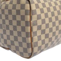 Pre Owned Louis Vuitton Damier Azur Canvas Speedy 35 Bag