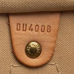 Pre Owned Louis Vuitton Damier Azur Canvas Speedy 35 Bag