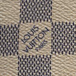 Pre Owned Louis Vuitton Damier Azur Canvas Speedy 35 Bag