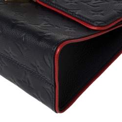 مملوكة مسبقًا Louis Vuitton Marine Rouge Monogram Empreinte Leather Saint Sulpice PM Bag